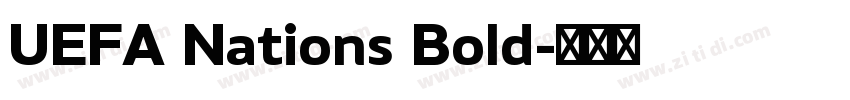 UEFA Nations Bold字体转换